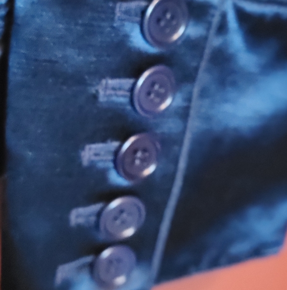 Calvin Klein Jacket 10-Buttoned Midnight Blue Women's Size 10 - Picture 10 of 16